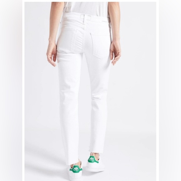 Current /Elliott The Stiletto Sugar Destroy Uneven Cut Hem - Picture 3 of 6